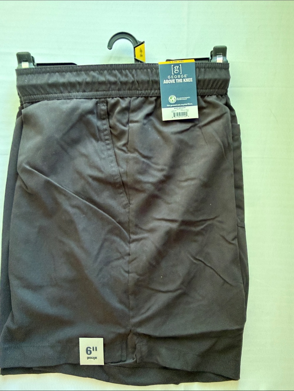 George Black Above-The-Knee Elastic Waist Skort NWT 36-38